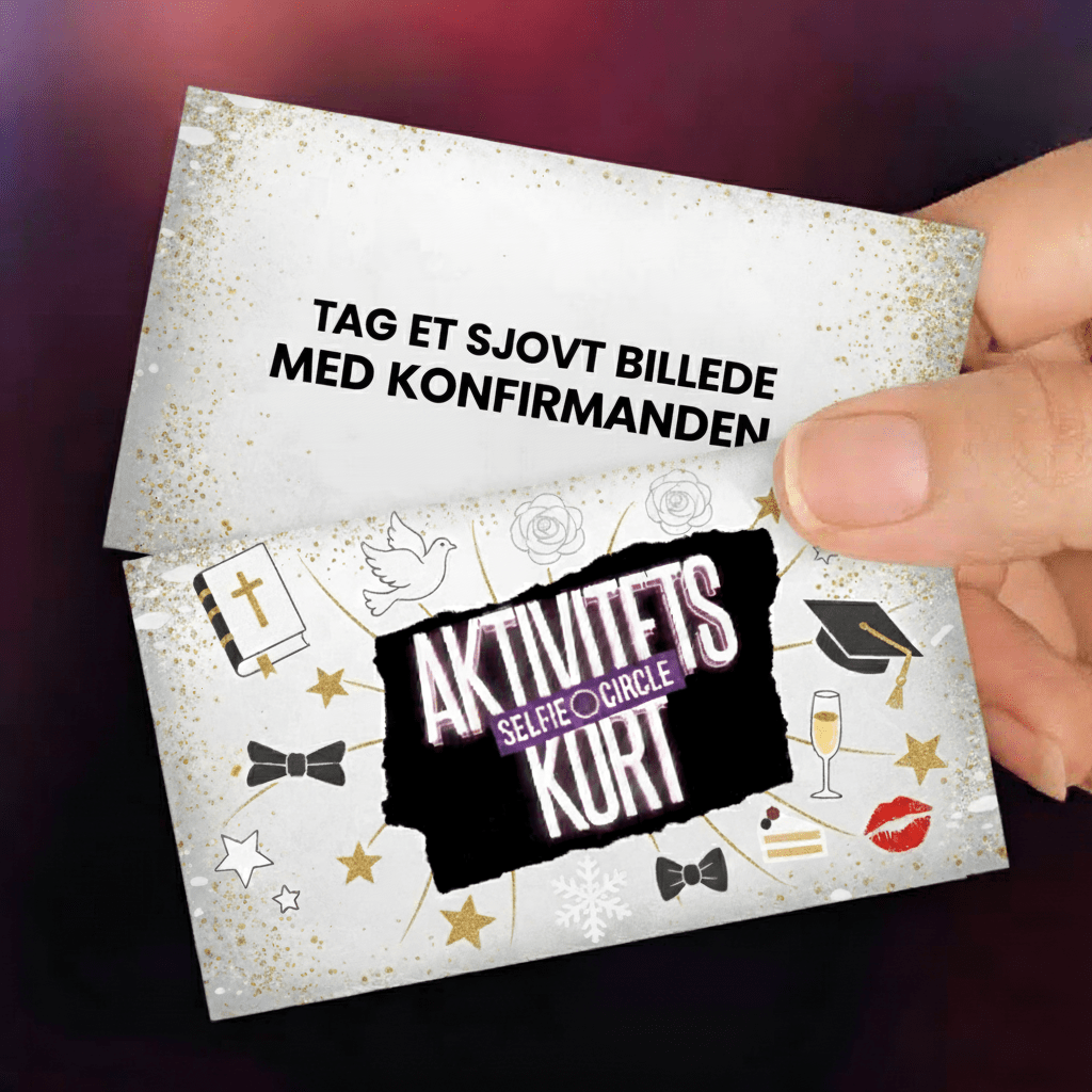 Image of Aktivitetskort - Konfirmations Tema - SelfieCircle